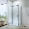 EX-806A 8mm 10mm bath corn 3 panel sliding tempered glass stainless steel shower room shower door