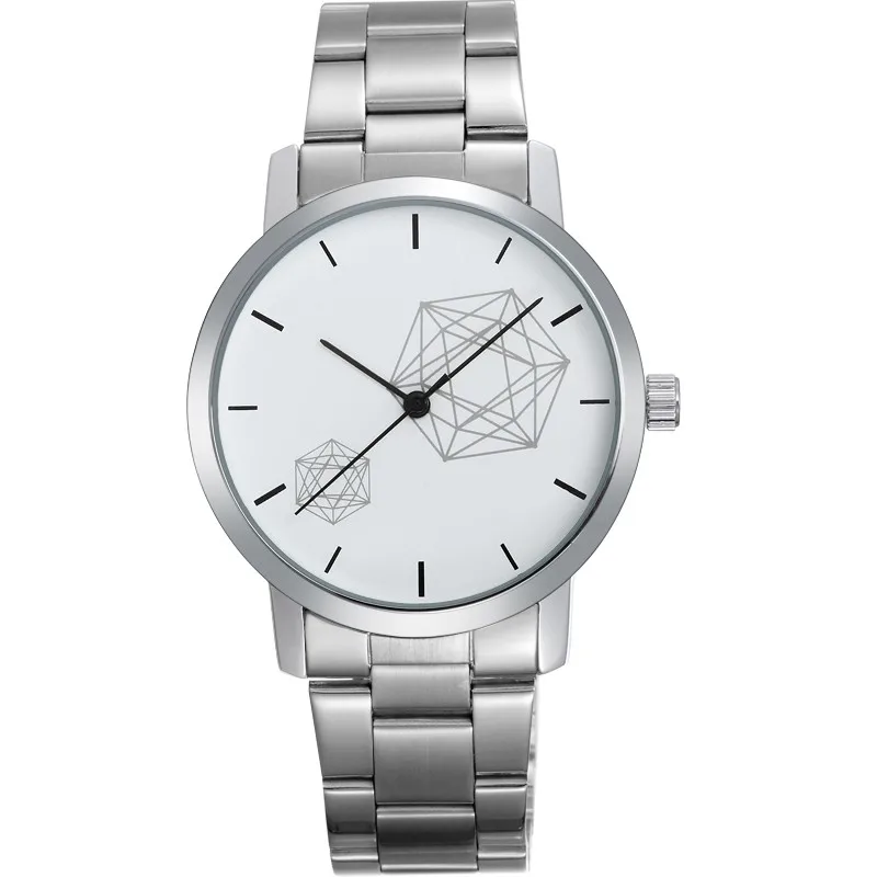 stainless steel back multifunction watch