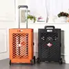 High quality popular and collapsible hollow out shopping trolley for women