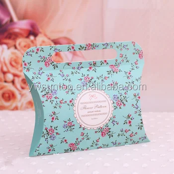 Newest Design European Wedding Favors Paper Pillow Candy Favor Box Newest Design European Wedding Favors Paper Pillow Candy Favor Box