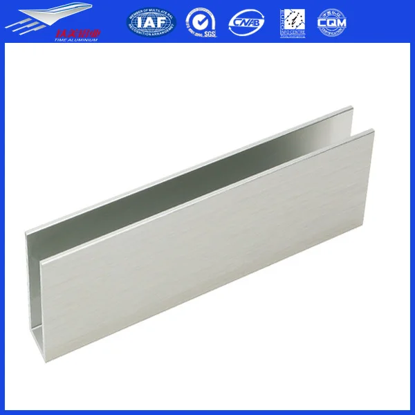 Aluminum U Shape Aluminum Extrusion Profile Open Slot Aluminum Buy
