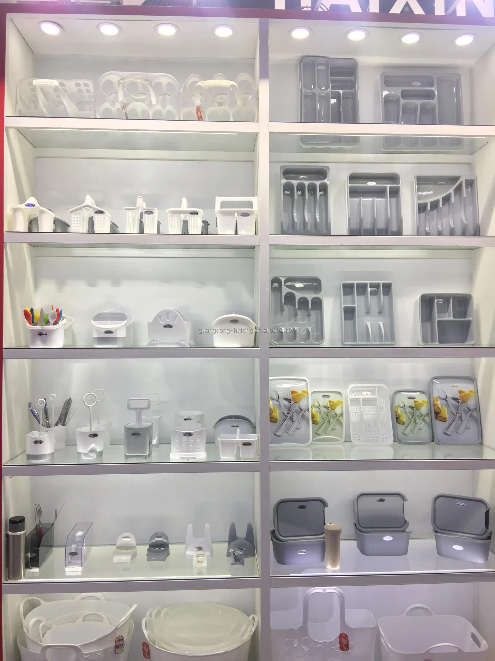 Modern Kitchen Cabinet Organizer Dish Cutlery Holder Plastic
