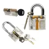 GOSO 3 Pcs Practice transparent padlock lock pick set lowes