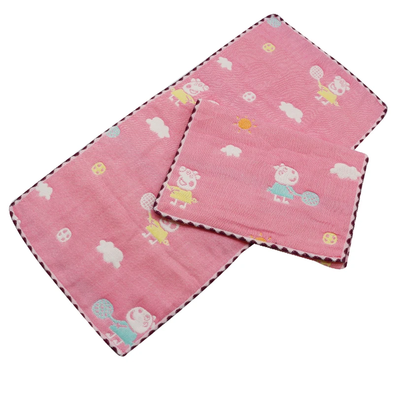 Wholesale Best Cotton Gauze Baby Towel With Beautiful Jacquard Cotton Face Towel