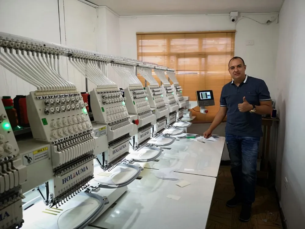 1506 Cheap Wholesale High Speed 6 Head Snapback Hat Embroidery Machine