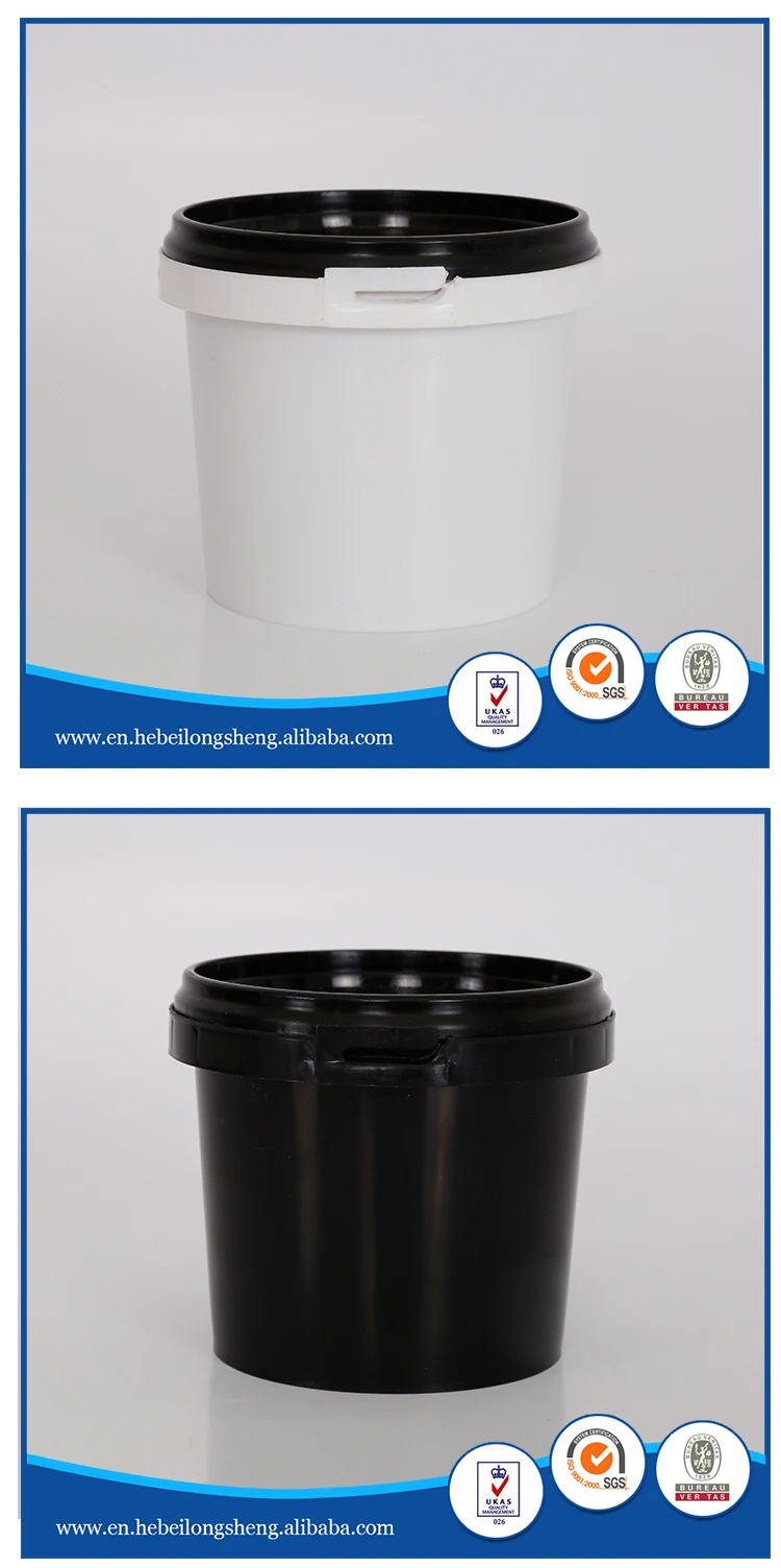 5 Gallon 20l Square Buckets Clear Plastic Pail Buckets With Easy Tear