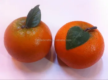 Artificial Fruit Mandarin Orange Fake Food Kitchen Office House