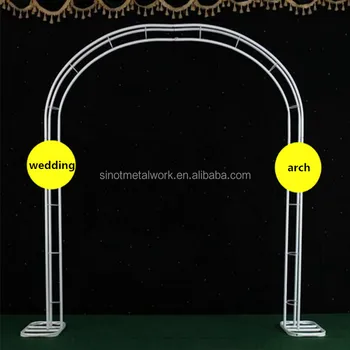 White Metal Wedding Arch Wrought Iron Arbor White Metal Wedding Arch Wrought Iron Arbor