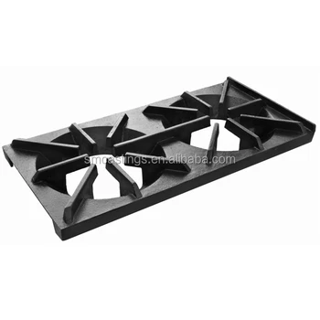 Cheap Price Portable Table Top Cast Iron 2 Gas Grate Cooktop Stove