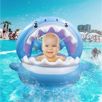 baby swim ring with canopy