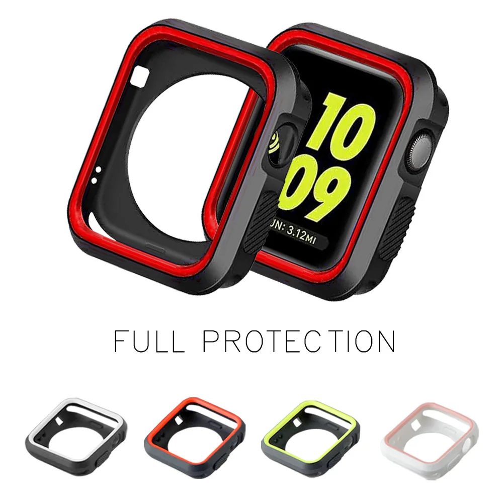 Full Protective Tpu Case Cover For Apple Smart Watch Series 1 2 3 38mm