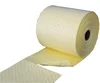 350gsm factory compteitive price yellow chemical absorbent roll spill control