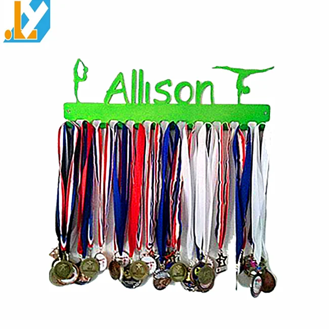 UNITED MEDALS Colgador de medallas para correr #RUNNER soporte de acero inoxidable.. 