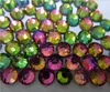 factory whosale ss20 rainbow color dmc rhinestone hot fix for garment clothing shoes
