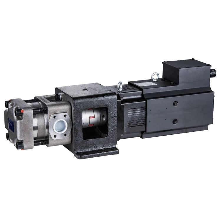 Synmot 132lpm 63 Cc Pump Electrical Hydraulic Servo Motor System For