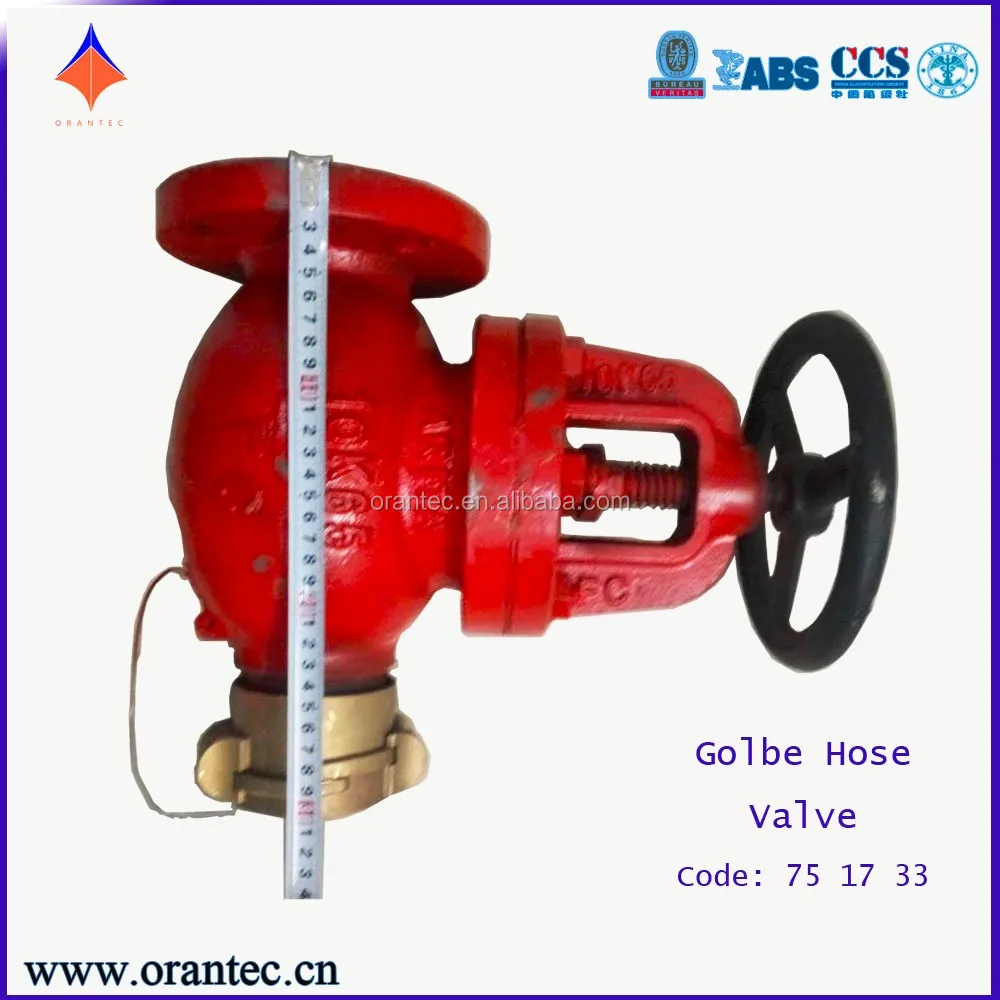 Marine Type Impa Code 751733 Jis 10k Dn65 Globe Fire Hose Valve Buy