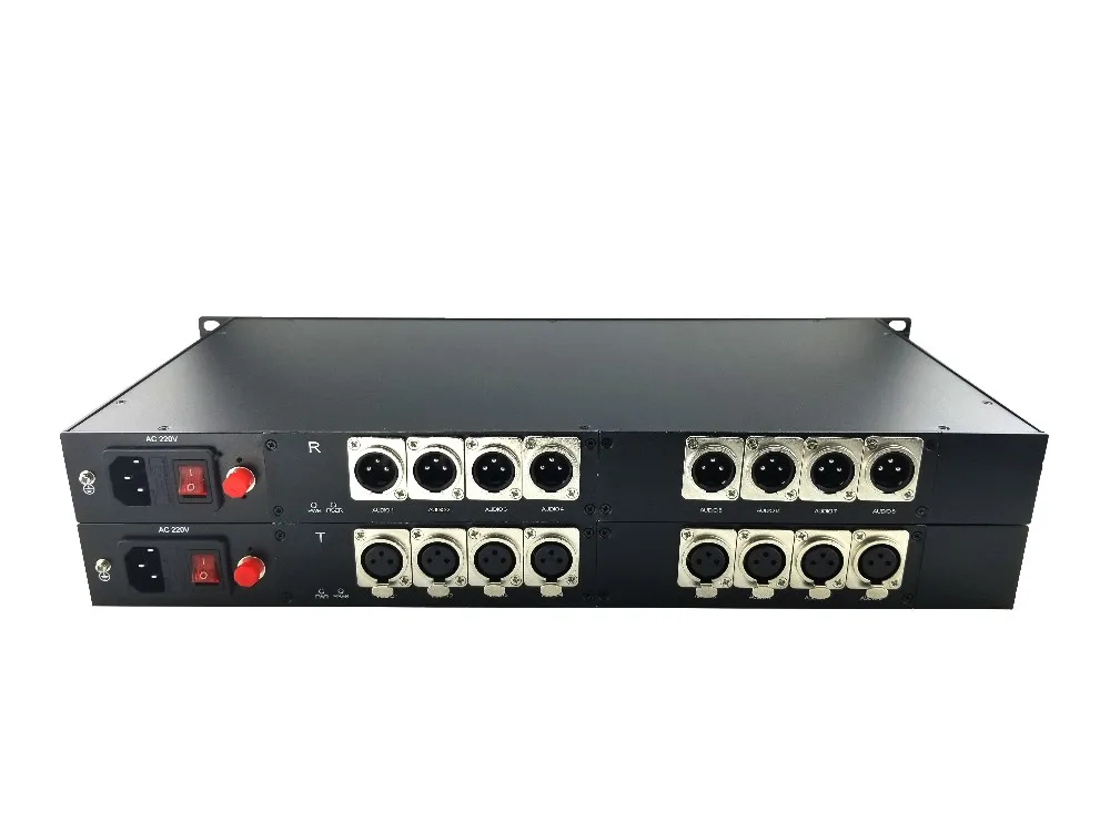 8 Channel Balanced Xlr Audio To Fiber Converter Sm Fc Rack Mount Buy