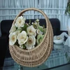 2016 new design factory cheap wall hanging wicker baskets