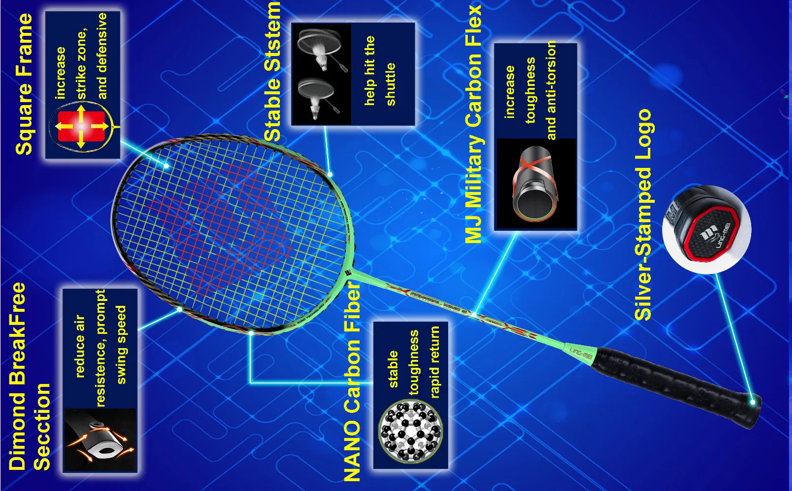 Excellent Top Quality High Technology Full Carbon Fiber Lining Quality