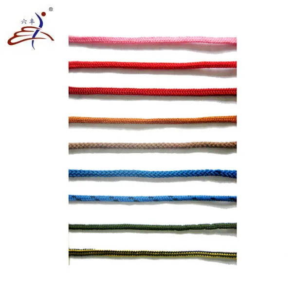 Best Quality Round Multicolored Braided Polyester Drawstring Cord - Buy ...