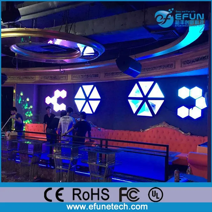 Diy Art Design Nightclub Disco 3d Effect Triangle Led Ceiling Light Buy Led Ceiling Light Led False Ceiling Lights Led Focus Light Product On