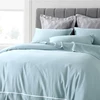 4pc Queen Size Cotton Fabric Microfibre Fitted Bed Sheets
