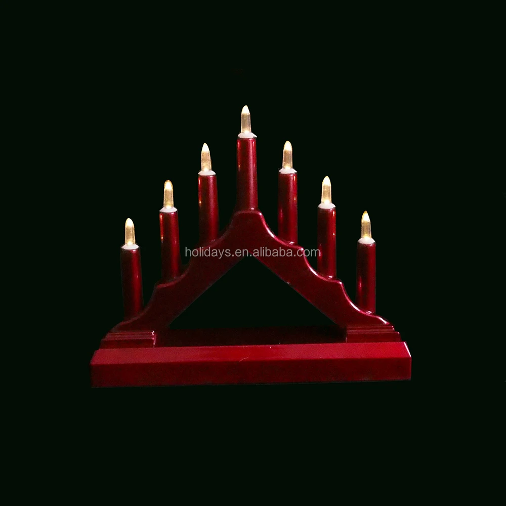 7 Led Lights Battery Operated Led Arch Candle Bridge Buy Christmas