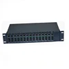 high stability 16 slots rack mount media converter