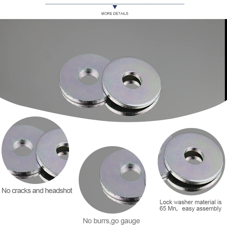 High Quality Hardware Assorted Flat Custom Copper Washer Zinc Plated Metal Thin Ring Different