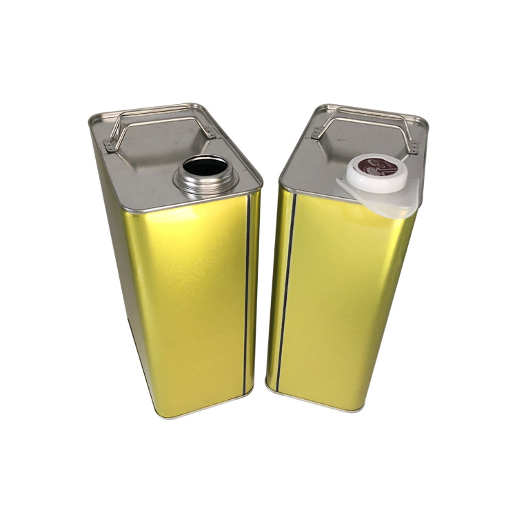 1 Gallon Container 4 Liter Square Motor Engine Oil Can With Press Lid And Metal Handle Buy