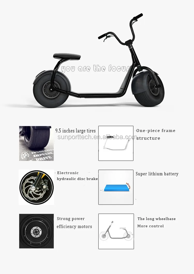 electric fat tire scooter