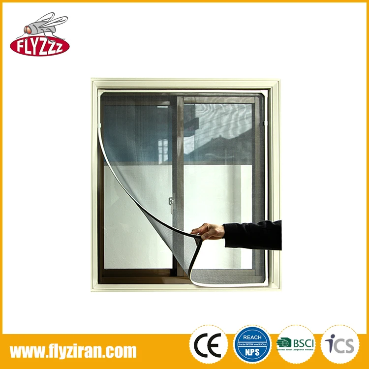 Removable polyester insect mosquito nets self adhesive DIY window screen