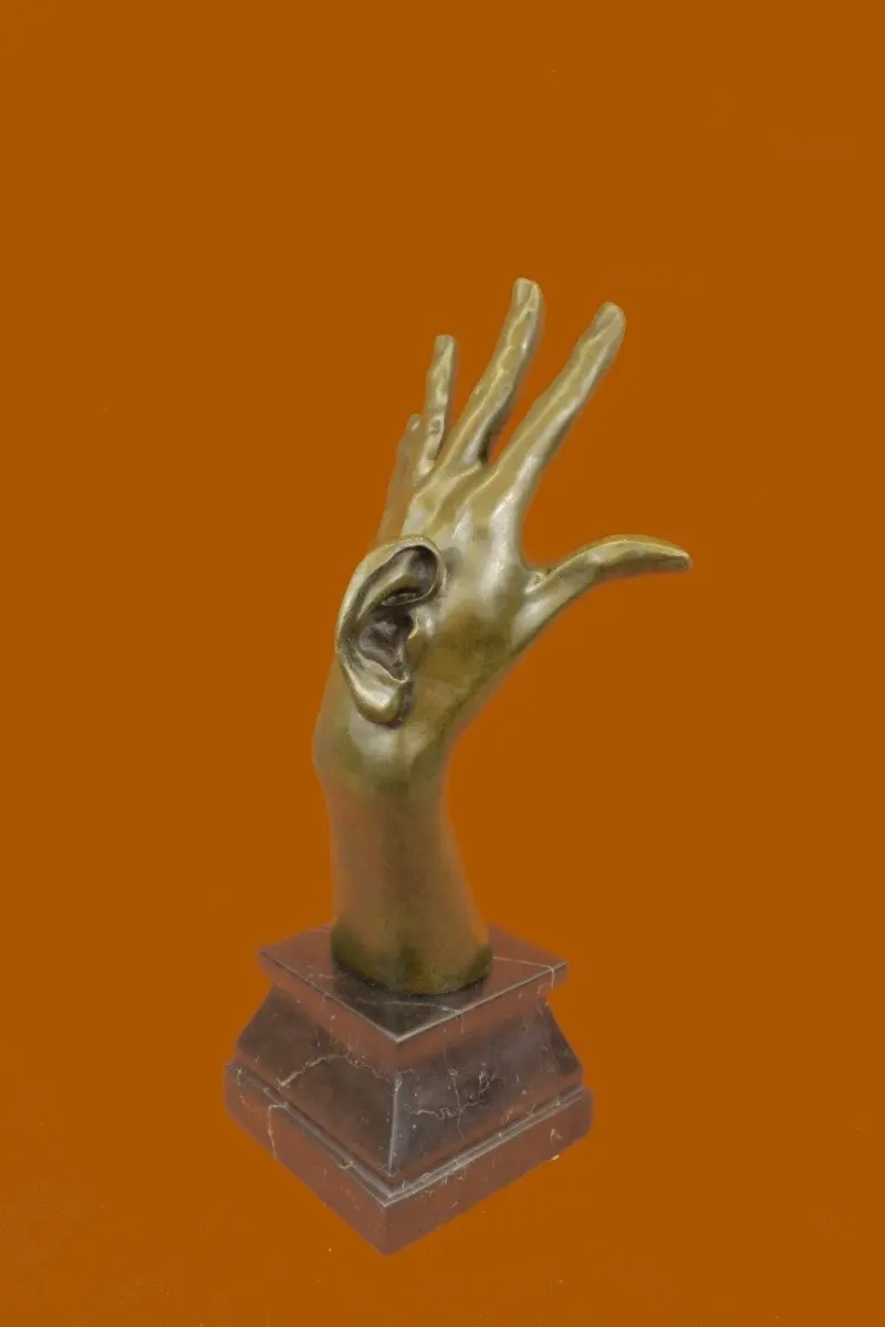 Handmade European Bronze Sculpture Erotic Figurine Male 