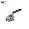 Stainless steel sanitary ball valve quick install, hygienic 4 inch ball valve
