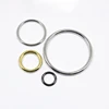 custom high quality metal o ring / o-ring buckle for clothes and bags