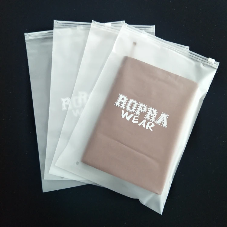 Matte Printing Eva Ziplock Plastic Bag Custom Poly Zip Lock Frosted