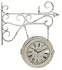 dial and color can be customized double sided wall clocks