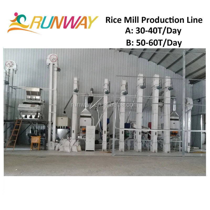 rice mill machine line