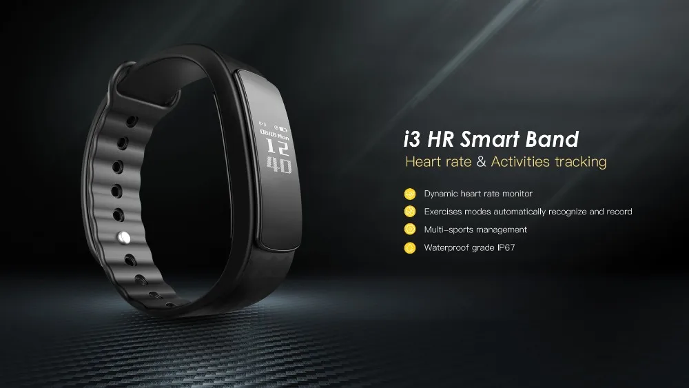 i3 HR smart bracelet smart bracelet heart rate ce rohs smart bracelet