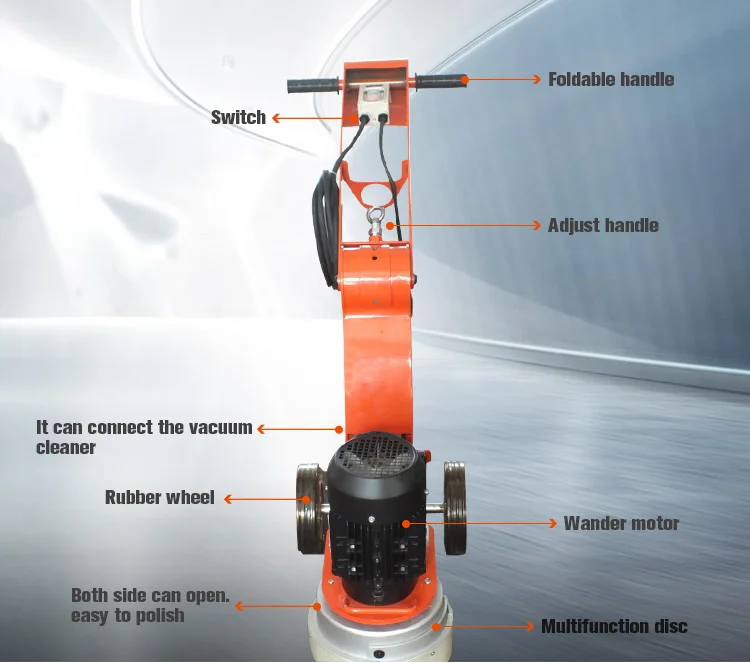 handle concrete grinder machine