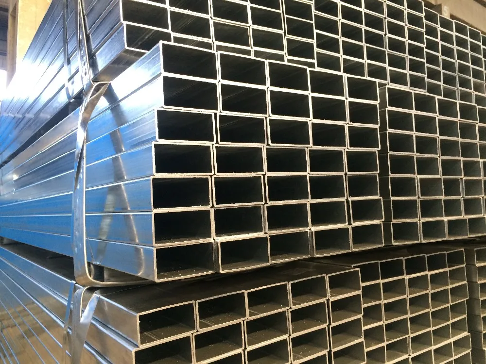 25x50 Galvanized Rectangular Steel Tube Standard Sizes/steel Tubing