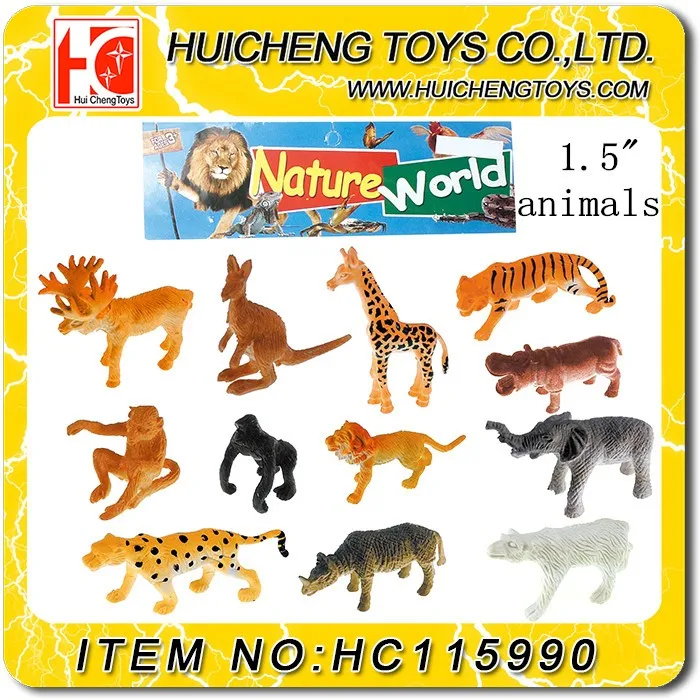 pvc stuffed animal zoo