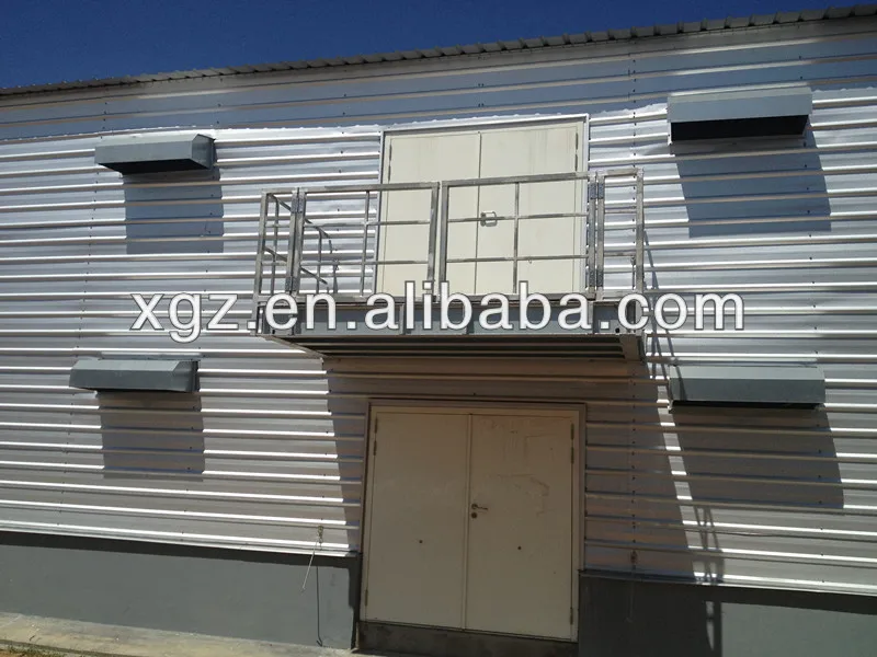 light weight prefabricated steel structure chicken house for sale