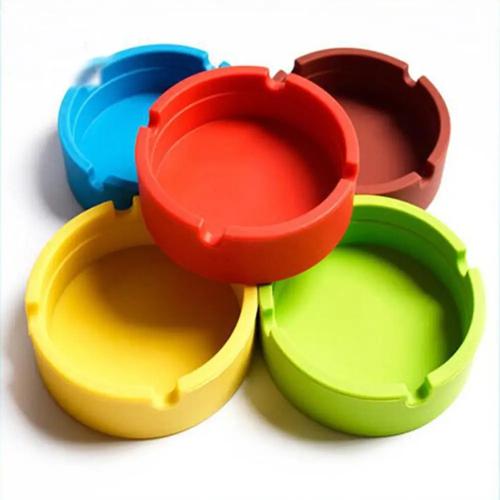 83 x 23毫米圆形模具硅胶便携式香烟烟灰缸