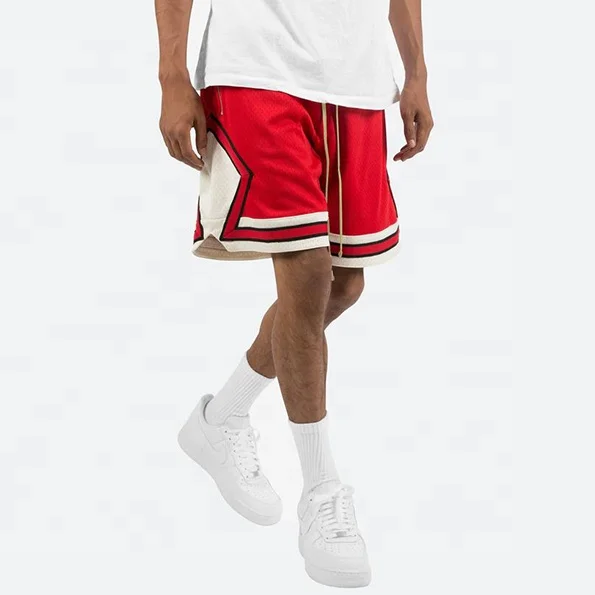 Hip Hop Streetwear Classic Fashion Blank Block Panelled Mesh Basketball ...