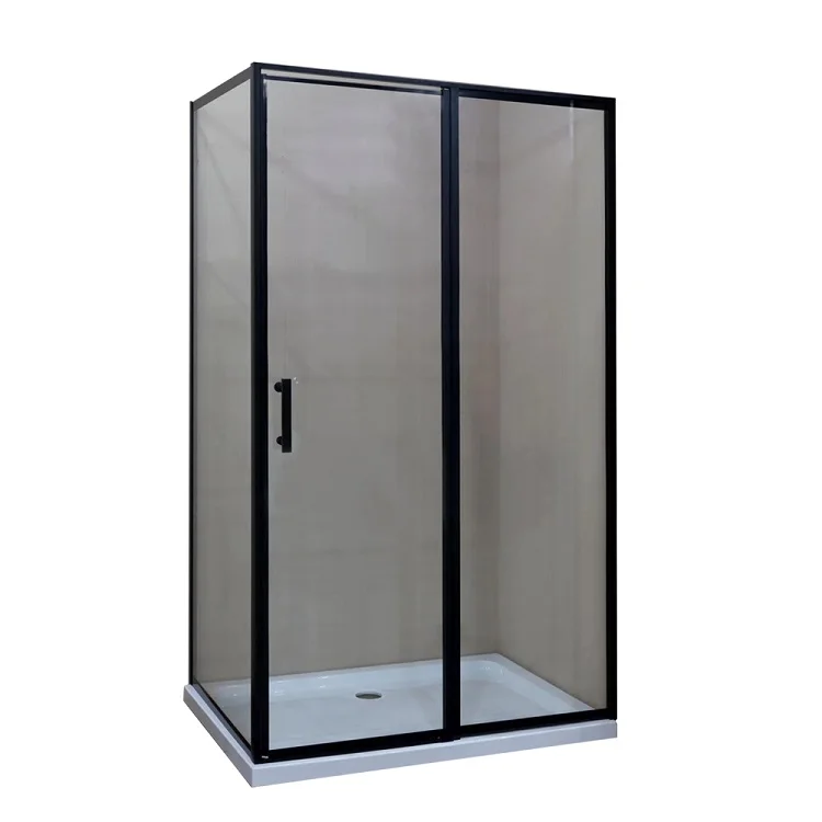 Modern Style Affordable Shower Enclosure Pivot Tempered Glass Door