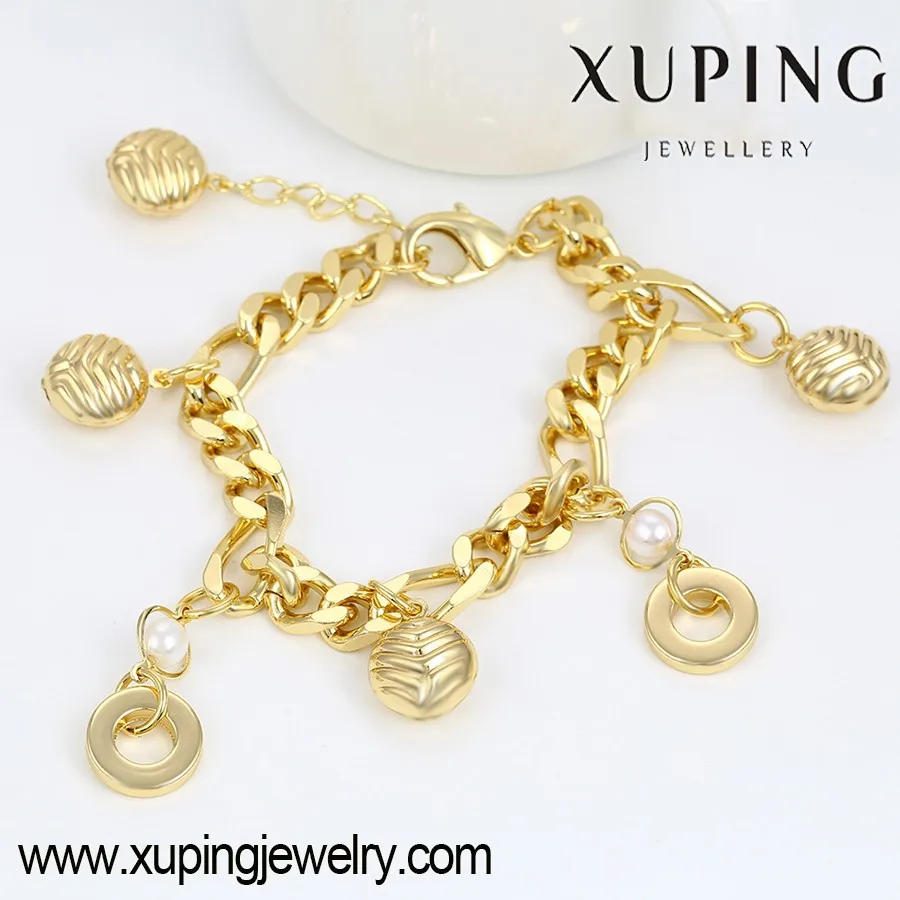 74324 Xuping Dropshipping Bracelet,14k Gold Plated Popular Beaded