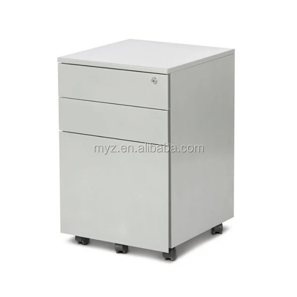 Pack of 1 Office Designs Cooper 3 Drawer Steel File Cabinet in White