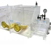 Transparent Acrylic & Plexiglass Vacuum Glove Box For Lithium Polymer Batteries Lab Research