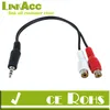 Linkacc-54A 3.5mm Male to 2 RCA Left & Right Audio Female Adapter